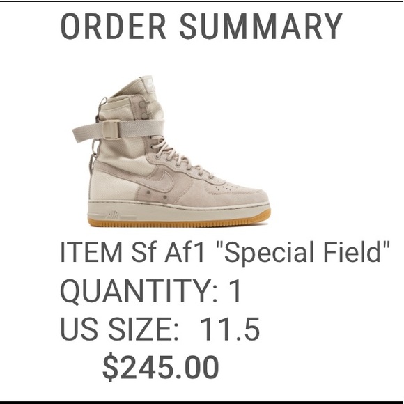 *ONE DAY ONLY SALE* SF AIRE FORCE 1 - Picture 4 of 4